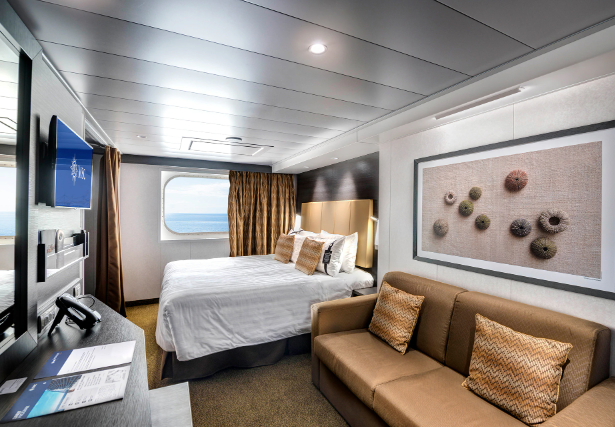 Busreis cruise op de Middellandse Zee Intra-Mundi MSC Grandiosa buitenkajuit © MSC Cruises