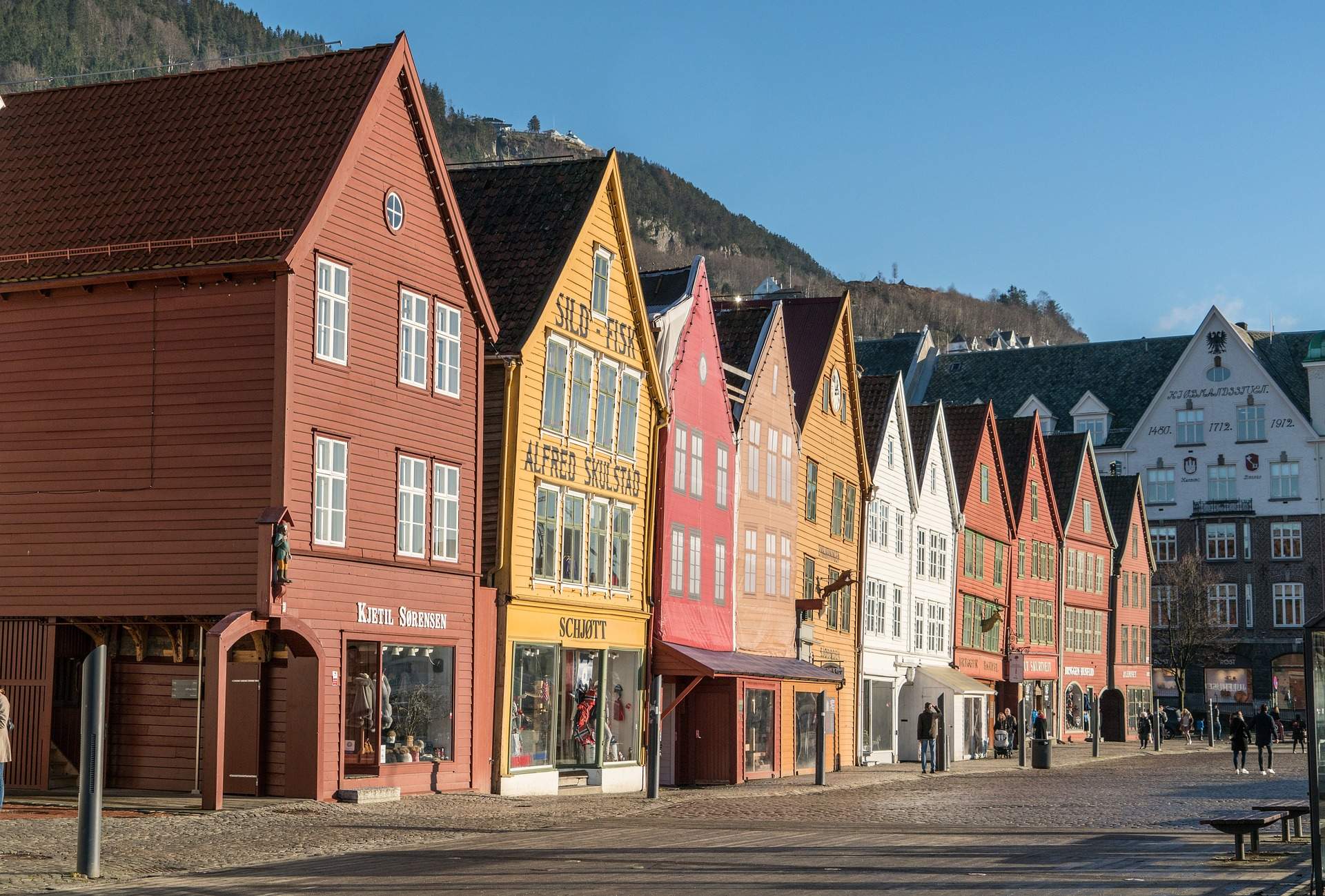Busreis Noorwegen rondreis - Bergen ©Michelle Raponi from Pixabay